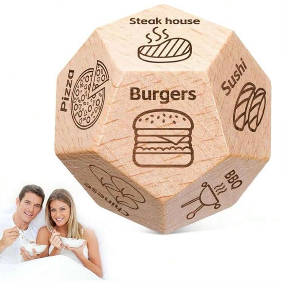 Wooden Decision Dice - Picture 6 of 6